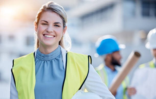 Finance manager at construction site