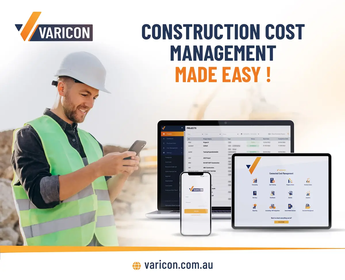Progress and Variation Claims Management Software for Civil Construction