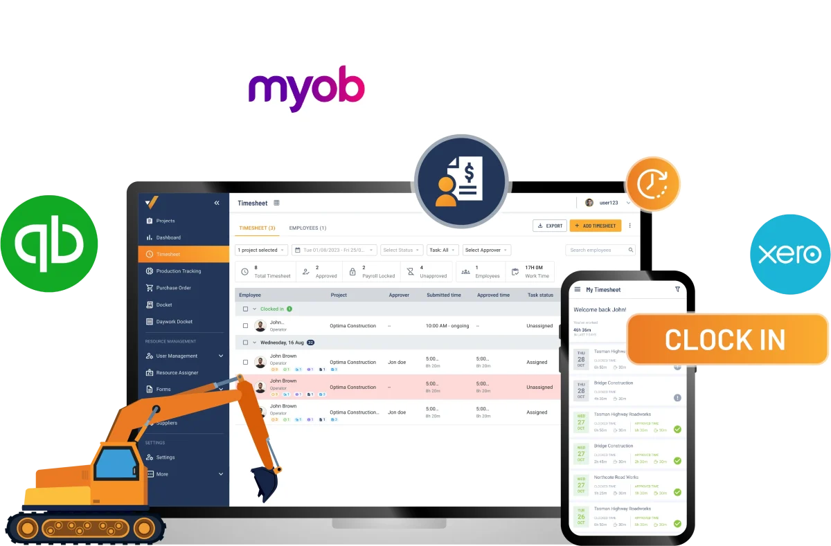 <span>Digital Construction Timesheets & Payroll Automation</span>
