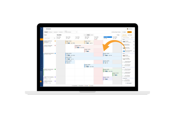 Drag & Drop Scheduling Software